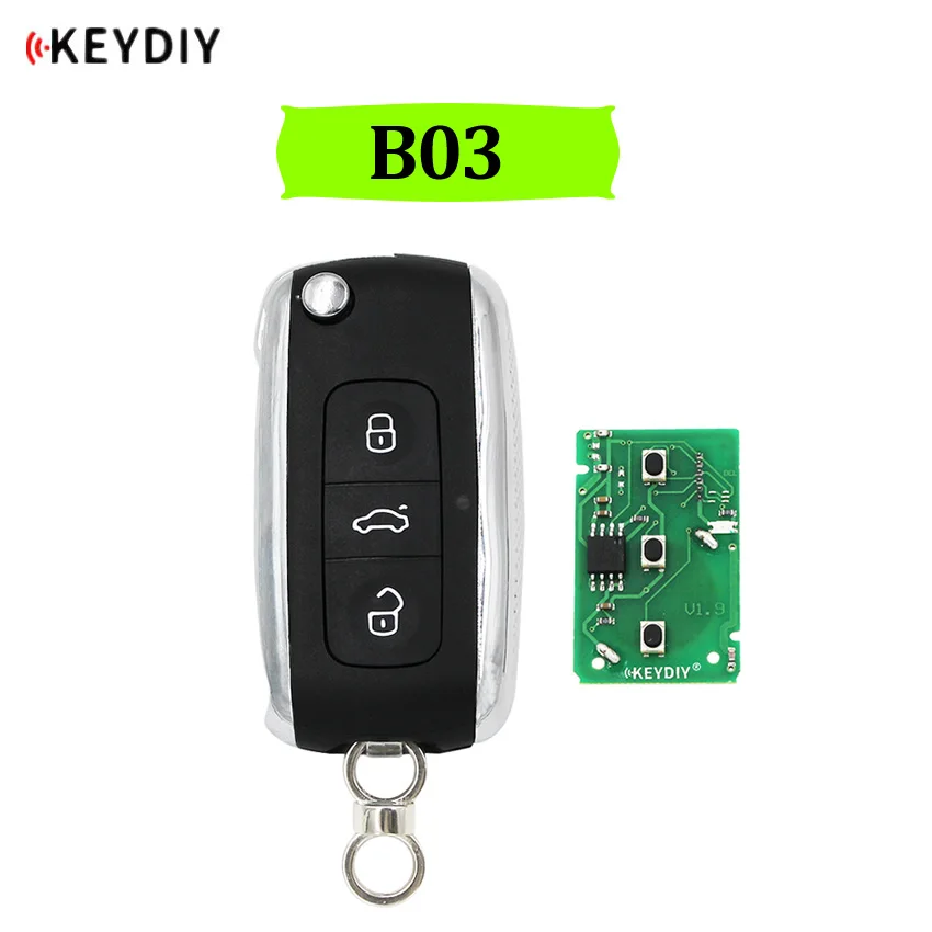 KEYDIY Универсальный 3 кнопки дистанционного ключа B03 серии B для KD900 KD900+ URG200 мини KD KD-X2 ключ программист для Bentley стиль