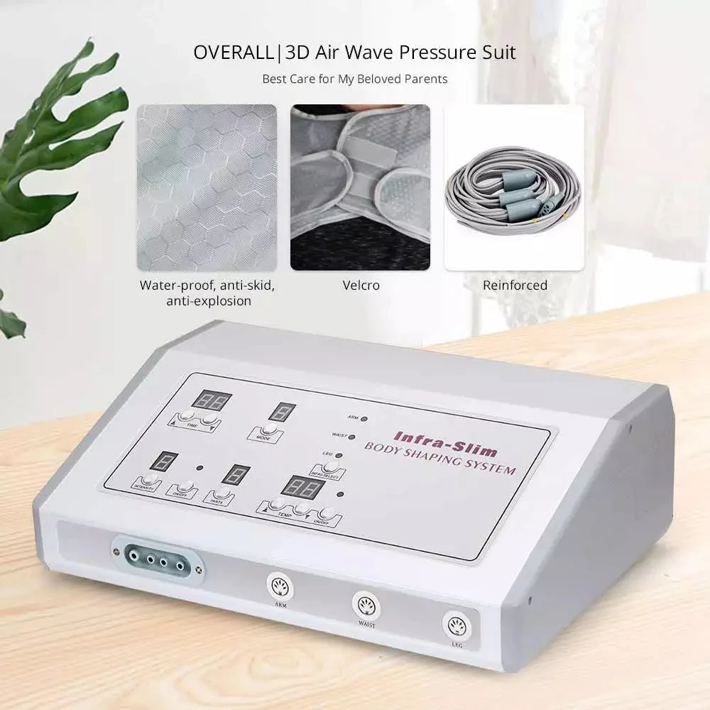 Professional Air Pressure Heating Slimming Full Conjoined Negative Body Shaper Massage Device for Spa_voghion.com