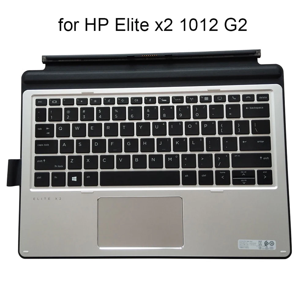 English keyboard for HP Elite x2 1012 G2 1LV49EA 2 in 1 HSN D06K Tablet 