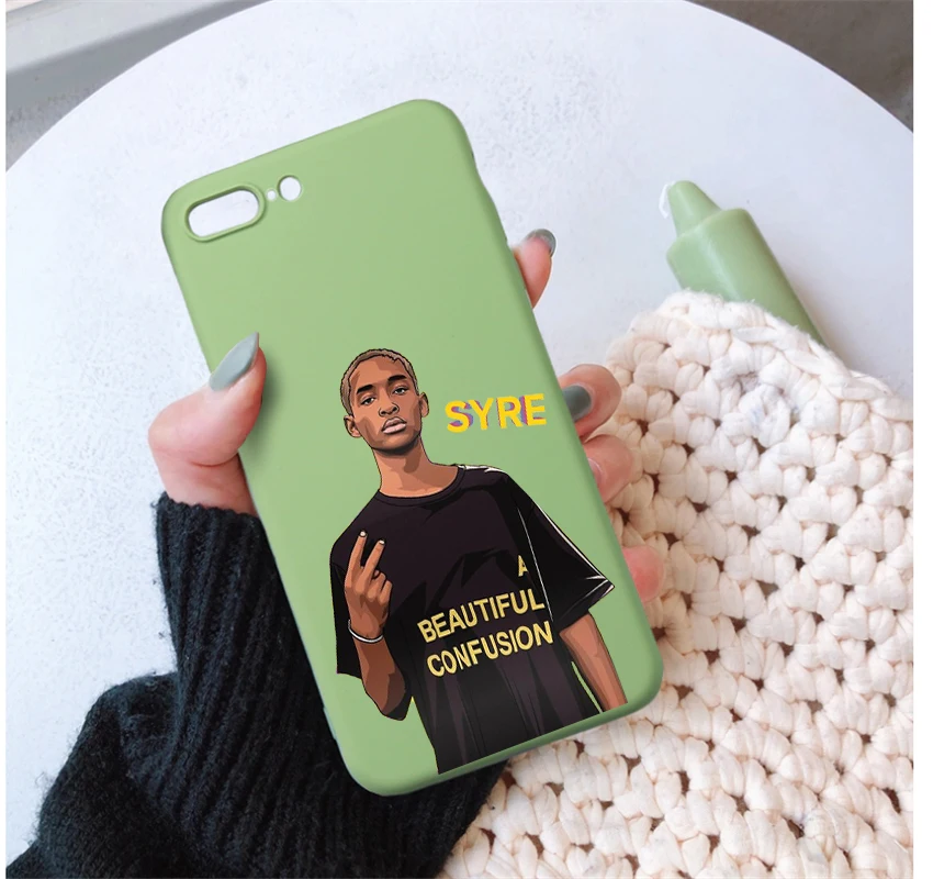 Jaden Smith с иллюстрациями, из мягкого термопластичного полиуретана, силиконовая цветной чехол для телефона для iphone 6/6s, 6 Plus/6s Plus, 7 Plus/8, 7 Plus/8 Plus, X, K, XS, XR, XSMax - Цвет: LHSR-23402
