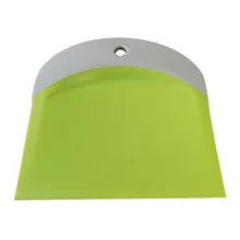 Посуда помадное тесто скребок Кухонные гаджеты для торта гибкий безопасный трапециевидный шпатель для приготовления хлеба изогнутый край резак Гладкий