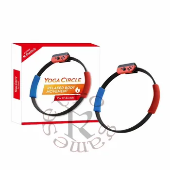 

For Nintend Switch Fitness Ring Somatosensory Ring-Con Anti-Slip Grips Adjustable Leg Strap Set For Ring Fit Adventure Sport Gam