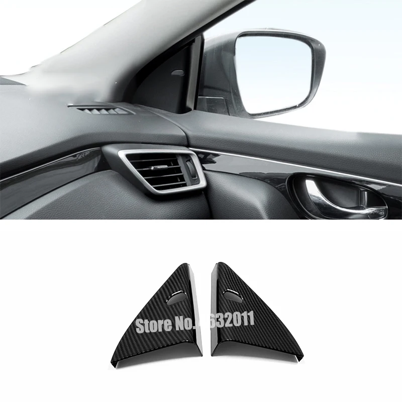 ABS-Carbon-fiber-Trim-Accessories-for-Nissan-Qashqai-J11-2015-16-17-18-2019-Car-Front (3)