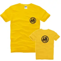 Аниме Dragon Ball Son Goku футболка мужская с коротким рукавом и круглым вырезом хлопковая Мужская футболка крутая футболка для фитнеса Homme Camisetas Hombre
