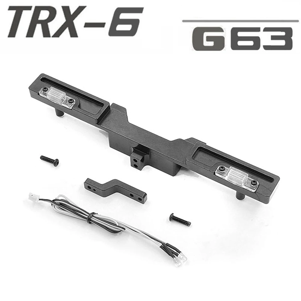 

Rear Bumper with Tow Hook Lamp Light 3mm LED for TRAXXAS TRX6 G63 RC Car Accessories Parts
