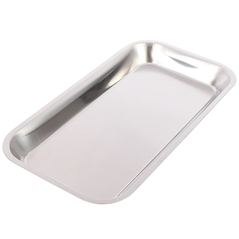 Stainless Steel Cosmetic Storage Tray Nail Art Equipment Plate Dental False Nails Dish Tools Tattoo Supplies | Красота и здоровье