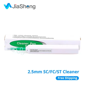 

800 times One-Click Fiber Optic Connector Cleaner Pen for SC ST and FC 2.5mm Adapters and Ferrules