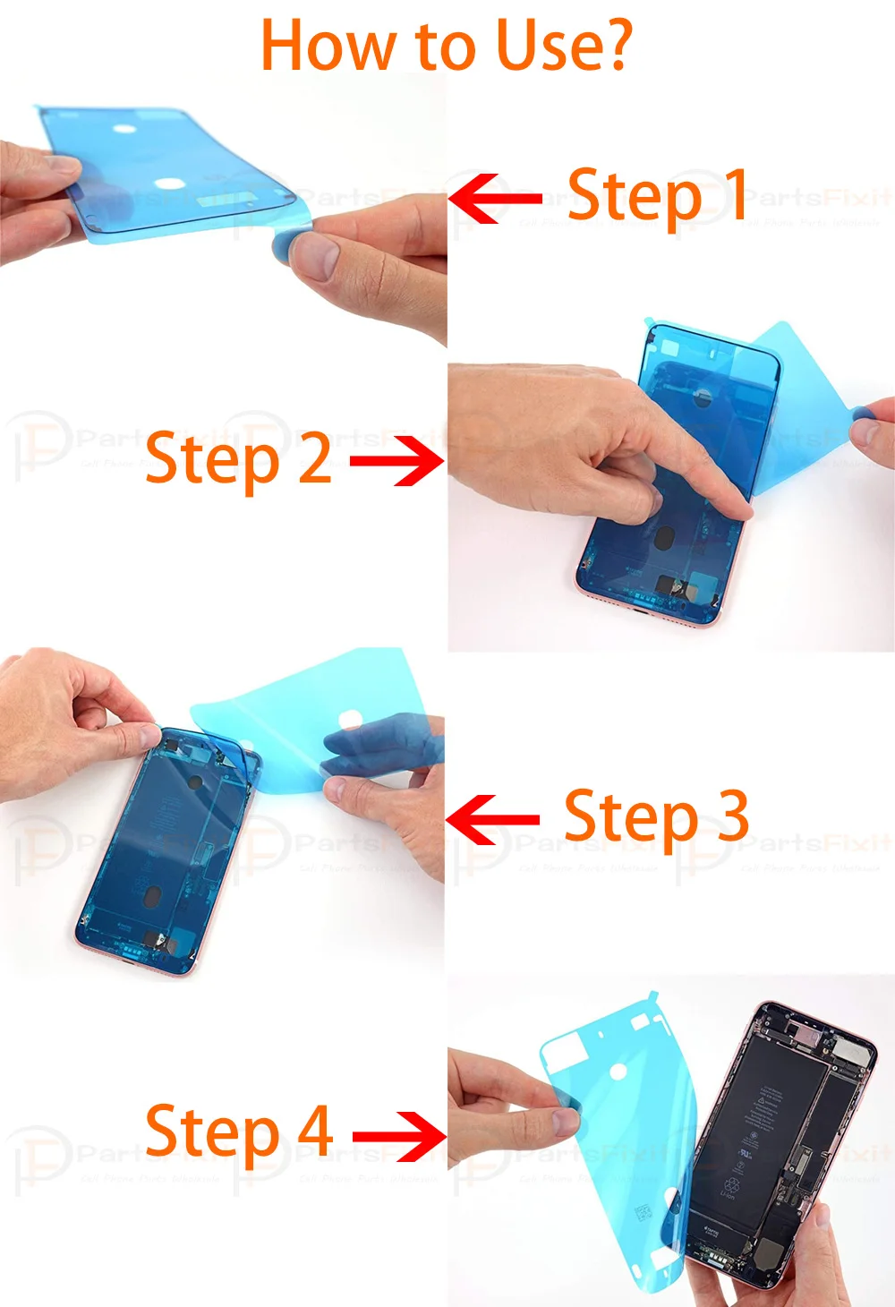 Frame Waterproof Adhesive for iPhone how to use