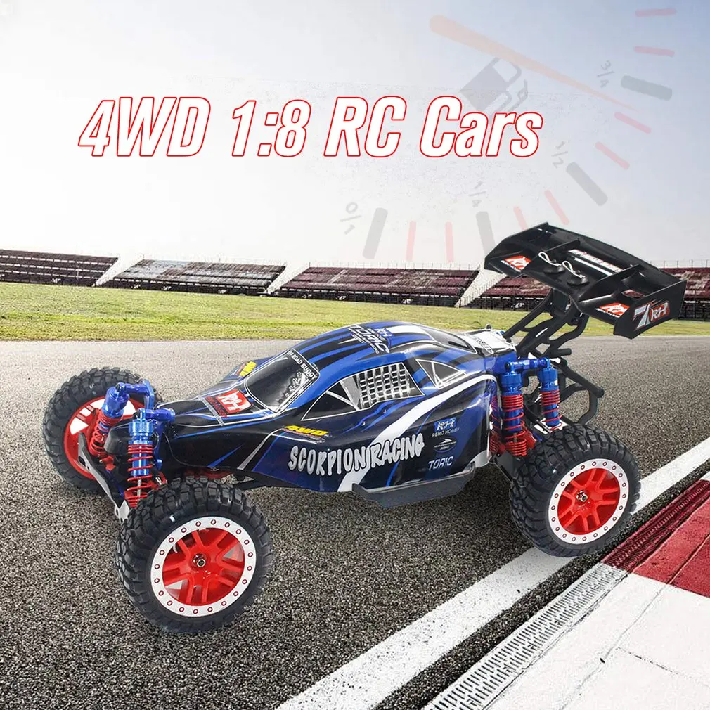 8055 1:8 4WD матовый RC Гусеничный автомобиль грузовик 2,4G пульт дистанционного управления внедорожный большой ножной автомобиль модель RTR игрушка для детей подарок