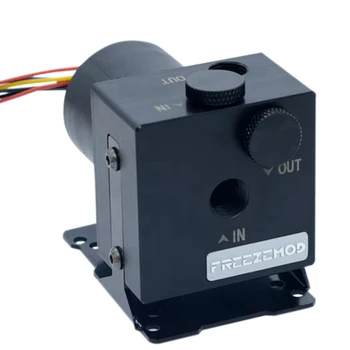 

FREEZEMOD PU-MP-M8W Computer Water Cooling Water Pump Double in and Out Water Can Be Adjusted Head 5 Meters Flow 600L