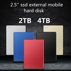 Disque dur externe SSD, usb 3.0, capacité de 2 to, 4 to, dispositif de stockage Portable pour ordinateur 
