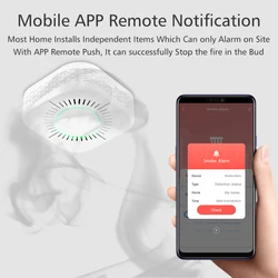 WiFi Smoke Detectors Leak Detector Detection Alarm Gas Detector Remote Sensor Home Safe Security Smoke Alarm Sensor With APP WiFi Smoke Detectors Leak Detector Detection Alarm Gas Detector Remote Sensor Home Safe Security Smoke Alarm Sensor With APP