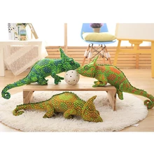 80cm Creative Simulation Chameleon Dinosaur Plush Toy Cartoon Soft Pillow Chameleon Doll Plush Toy Boy Girl Birthday Gift