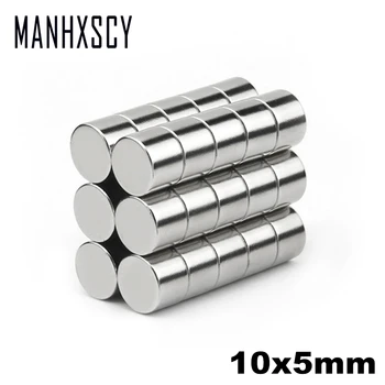 

20pcs Neodymium N35 Dia 10mm X 5mm Strong Magnets Tiny Disc NdFeB Rare Earth For Crafts Models Fridge Sticking magnet 10x5mm