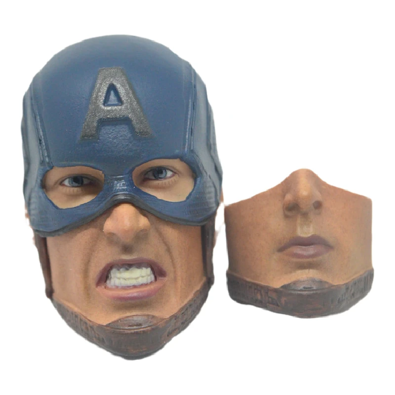 Персонализированная голова Капитана Америка 1/6 для популярных игрушек Стив