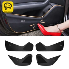 Карманго для Audi Q5 B8 B9 2012- автомобильный Стайлинг внутренняя Внутренняя дверь Анти Удар коврик накладка наклейка украшения Аксессуары