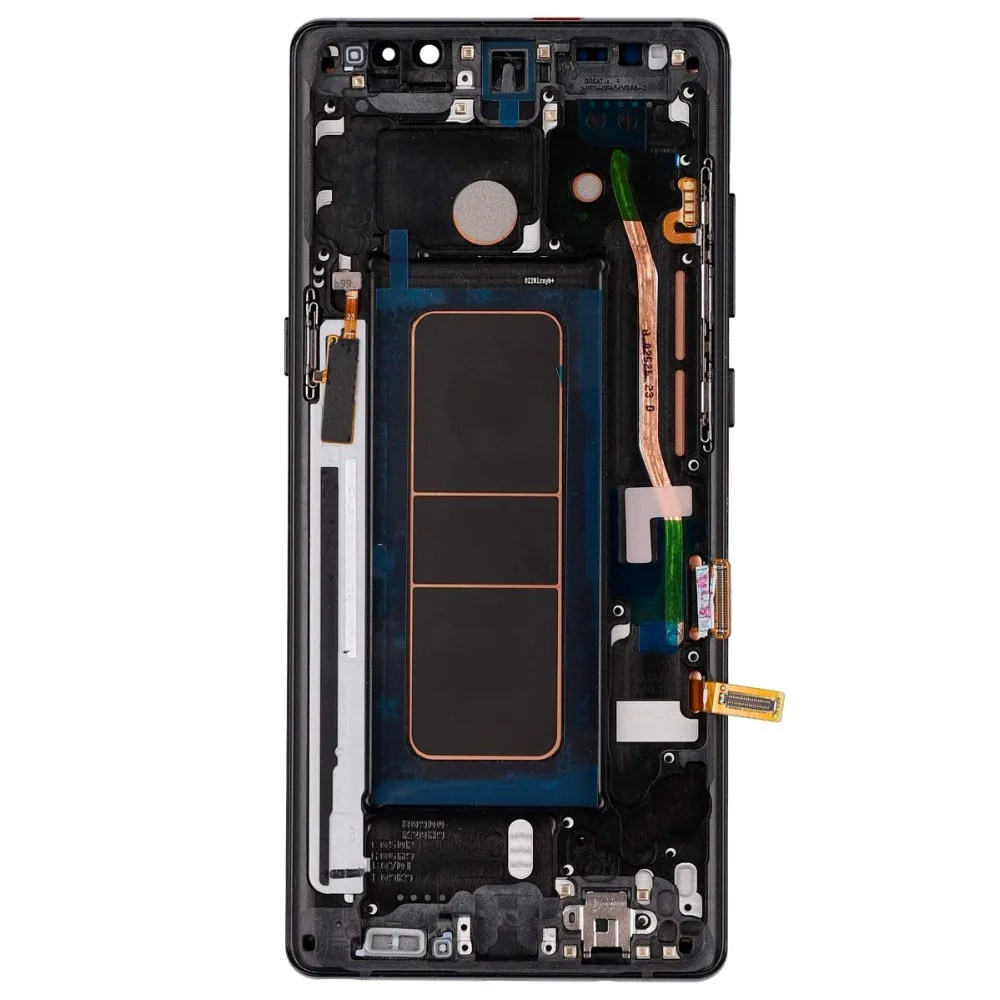 Супер AMOLED с рамкой для samsung Galaxy NOTE 8 lcd N950A N950U N950F N950V с черными точками дисплей сенсорный экран в сборе