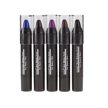 

5 Colors Hair Color Dye Stick Temporary Cover White Hair Non-Toxic Dye Crayon Chalk Cover Gray Root Hair Women Lady Beauty