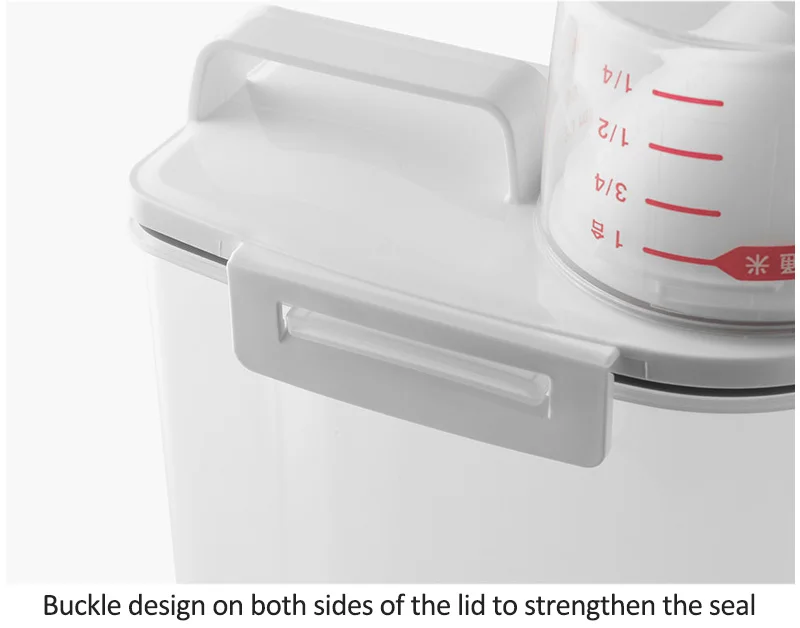 Cereal Grain Bean Rice Plastic Storage Container 2.5 Kg 13 01_11