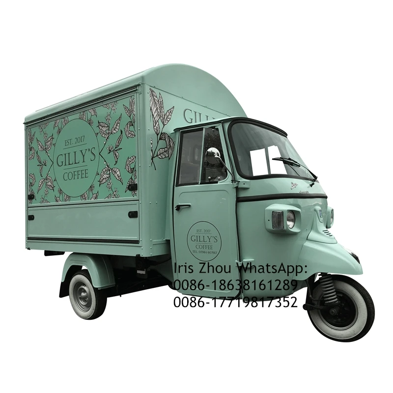 Новый дизайн Электрический трехколесный велосипед Piaggio Ape для взрослых грузовик