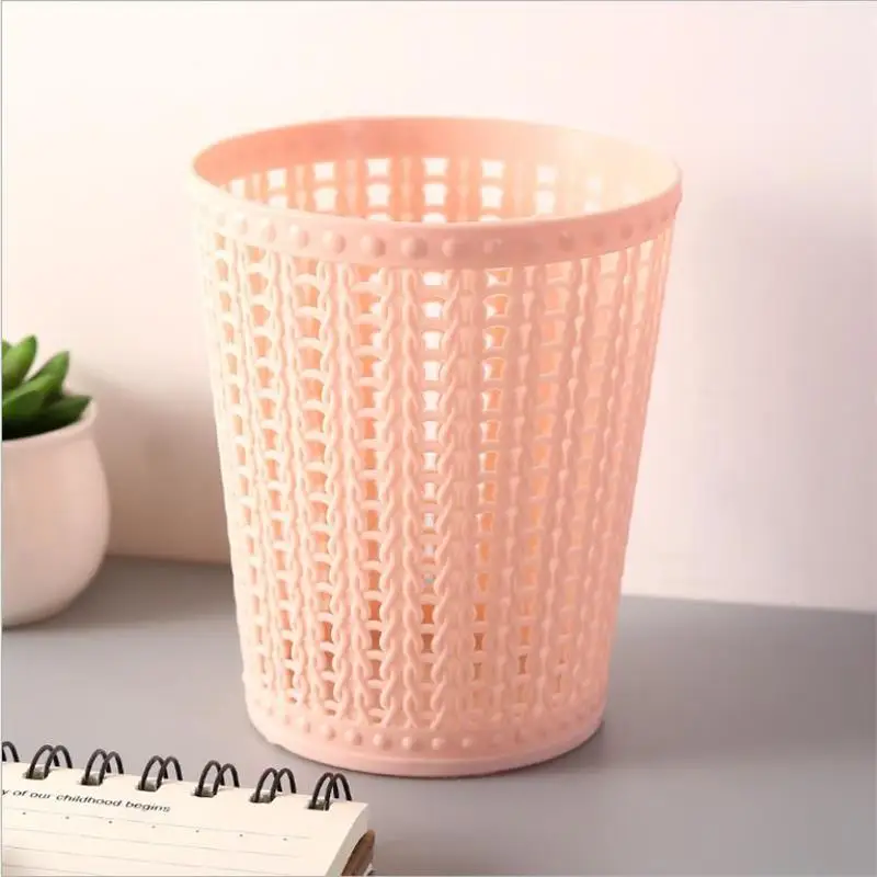 Pink VIERUODIS креативный офисный Настольный пластиковая Запоминающая трубка полый цилиндрический карандаш для хранения ванной косметики контейнер для хранения - Цвет: Pink