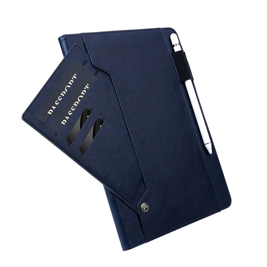 for iPad Pro 11 2018 Magnetic Case Luxury Leather Card Slot Pencil Holder Flip Case Smart Cover for iPad Pro 11 Auto Sleep Wake (29)