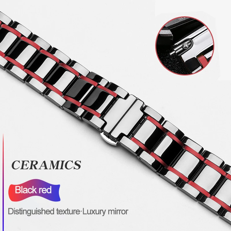 20 мм 22 мм керамический браслет для samsung gear S3 Frontier для samsung Galaxy watch 46 мм 42 мм gear Sport band S2 Classic Watch Link