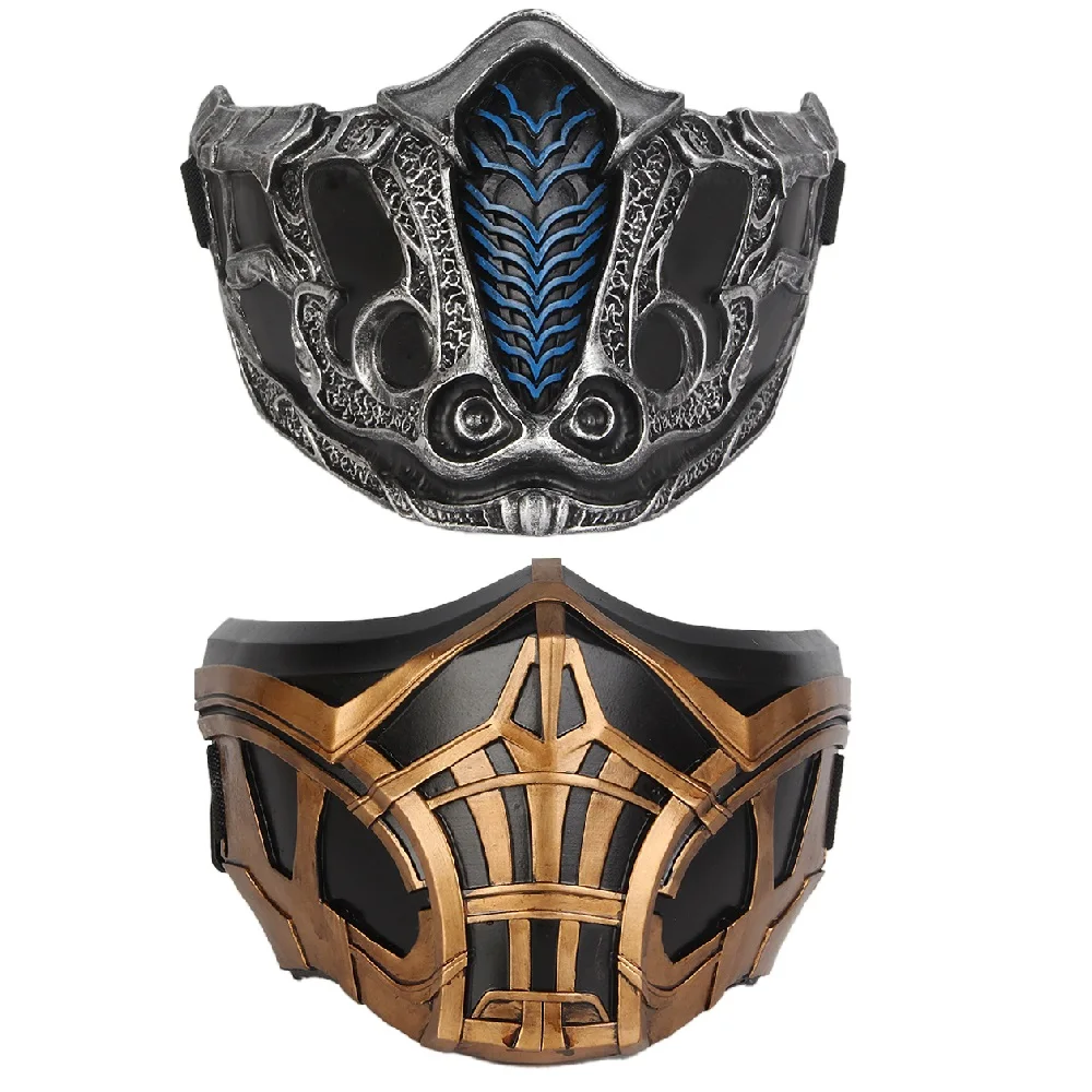 Игры Mortal Kombat Скорпион минусовых Маска Смола Сделано Sub 0 косплей маски для