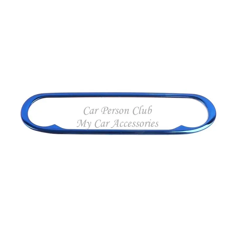 02-blue Для Nissan Sylphy центральной консоли кондиционер, переключатель ручка крышка литья отделкой Нержавеющая сталь аксессуары для автомобильного интерьера - Название цвета: 02-blue