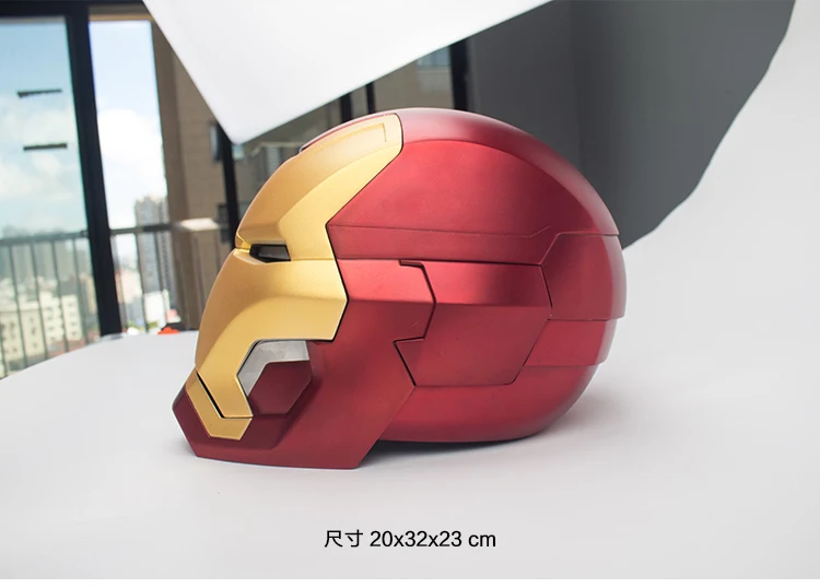 Marvel пульт дистанционного управления человек Шлем-зондирование украшение модель 1: 1 железо и сталь одежда солдат части Сияющий фильм серии