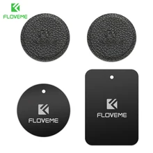 FLOVEME, металлическая пластина для магнитного автомобильного держателя телефона, железный лист, сменная металлическая пластина с клеем для магнитного крепления, подставка gps