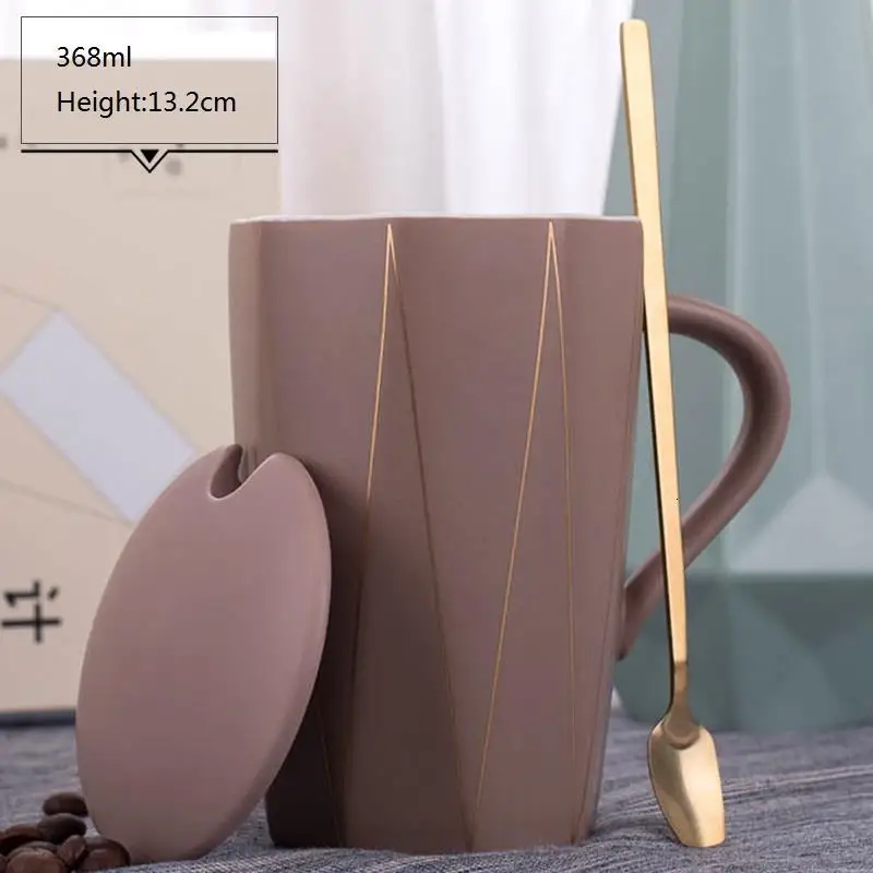 Mok tea Tazzine Caffe Tazze Colazione бутылка для воды аксессуары забавные Taza ceramic a Xicara Caneca керамическая кружка для путешествия кофейная чашка - Цвет: Number 23