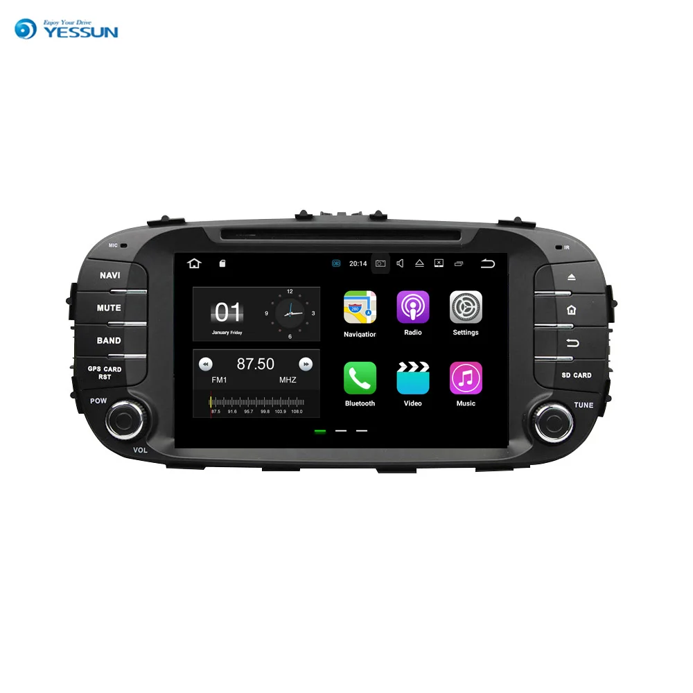 YESSUN Android รถนำทาง GPS สำหรับ Kia SOUL 2014 2017 Audio Video
