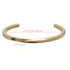 Simple Classic bangle Stainless steel Bangle men Bracelets black Cuff Bangle for Women Type C twisted Bangle  jewelry 5