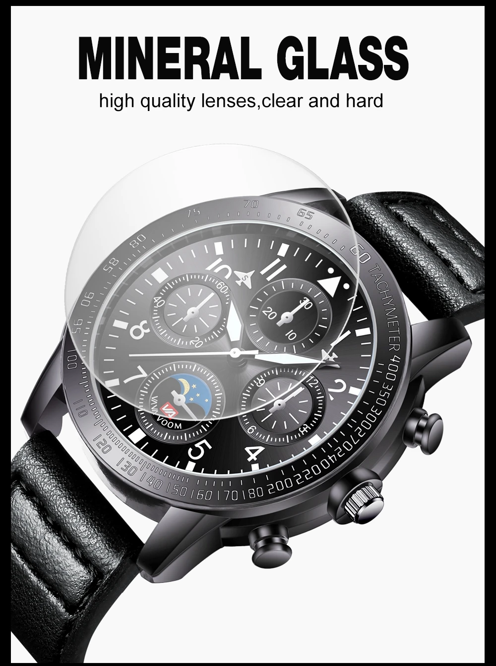 Cheap Chinese Whole Big Pilot Series Black Leather Sport Multifunction Quartz Men Wristwatches Original Wrist Watches For Men
