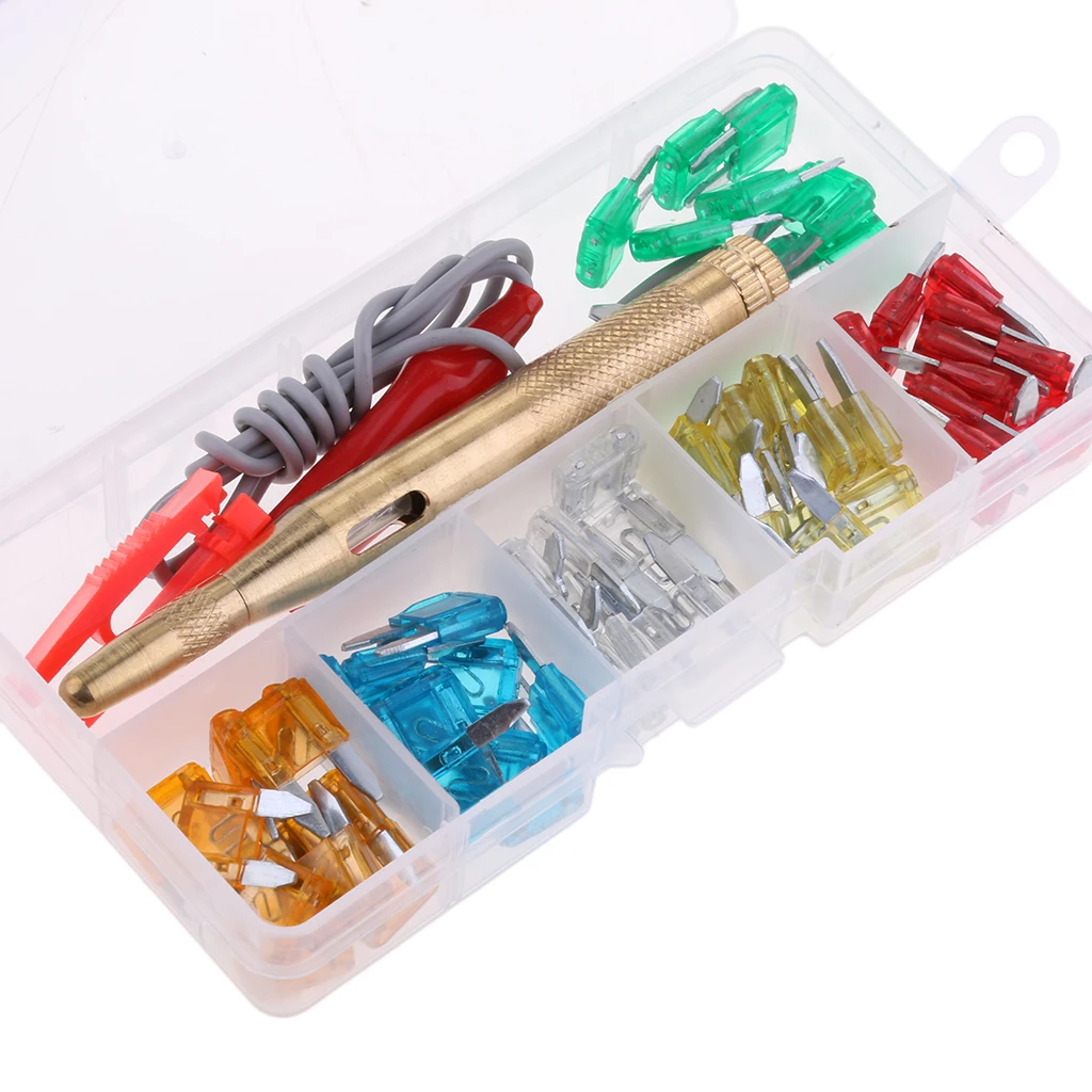60 Pieces Mini Car Fuses Set Car Fuse Flat Fuse 5 - 30 A For Car Car, With Circuit  Pen