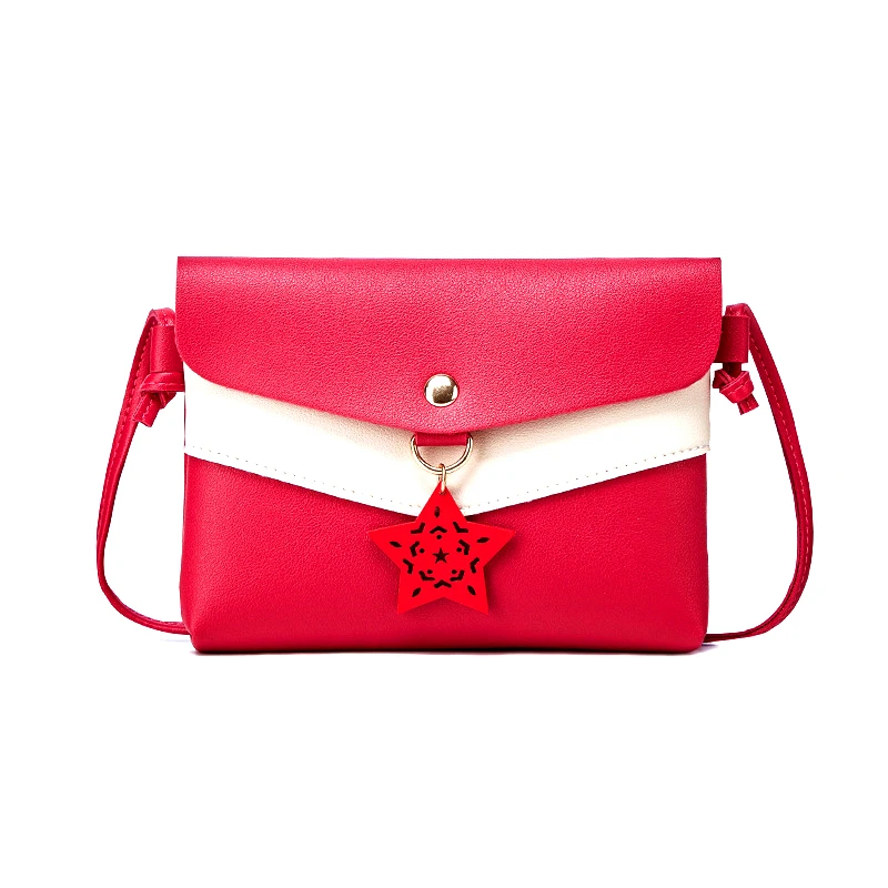 

Pentagram Crossbody Bags for Women Stitching Mini Girl Bag Designer Handbag Quality 2019 Autumn and Winter Fashion Women Bag