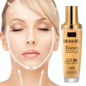 

24K Gold Collagen Facial Toner Gold Atom Face Toner Whitening Moisturizing Gold Toner 120ML Moisturizing Water