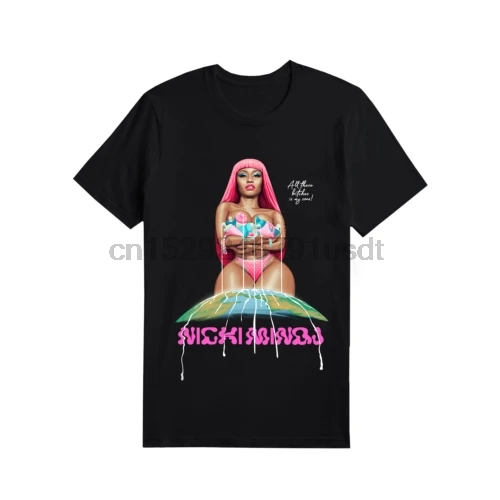 Винтажный в стиле Nicki Minaj WRLD тур футболка WORLD Tour Новый Размеры S-2XL G544 | Мужская