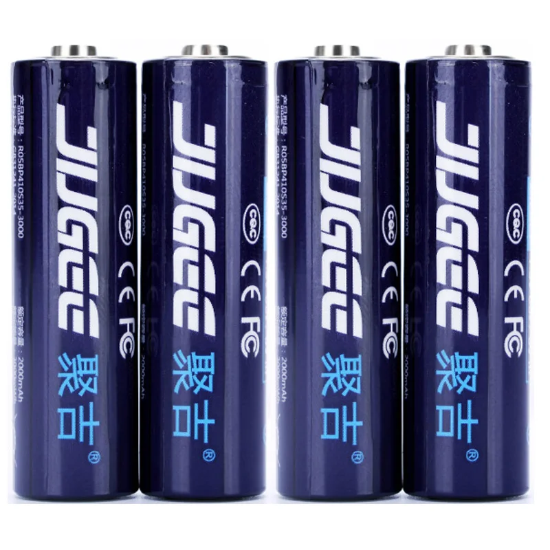 Перезаряжаемый литий полимерный ионный аккумулятор jugee 4pcs 1 5 v 3000mWh для ktv
