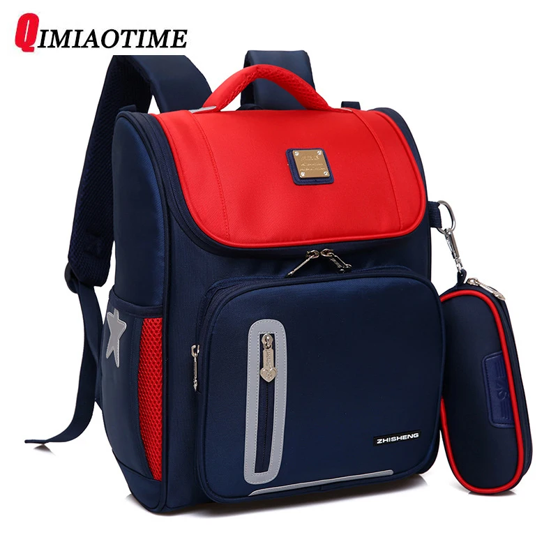 Новый Школьный рюкзак высокого качества из нейлона для мальчиков и девочек
