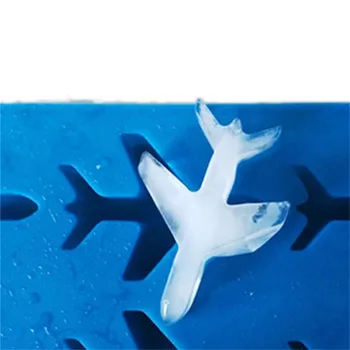 

blue 3d jet plane silicone fondant chocolate mold ice cube molds for ice ball cream maker cake decorating tools