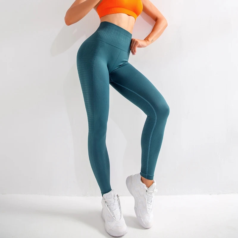 Womens 4 Way Stretch Ankle Leggings - Sea Green – Minelli