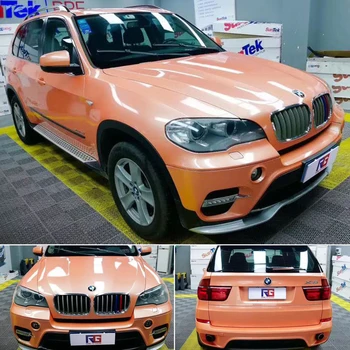 

1.52Mx10M Macaron Orange Car Body Film Car Vinyl Wrap Sticker PVC Decals Sheet Roll Car Styling