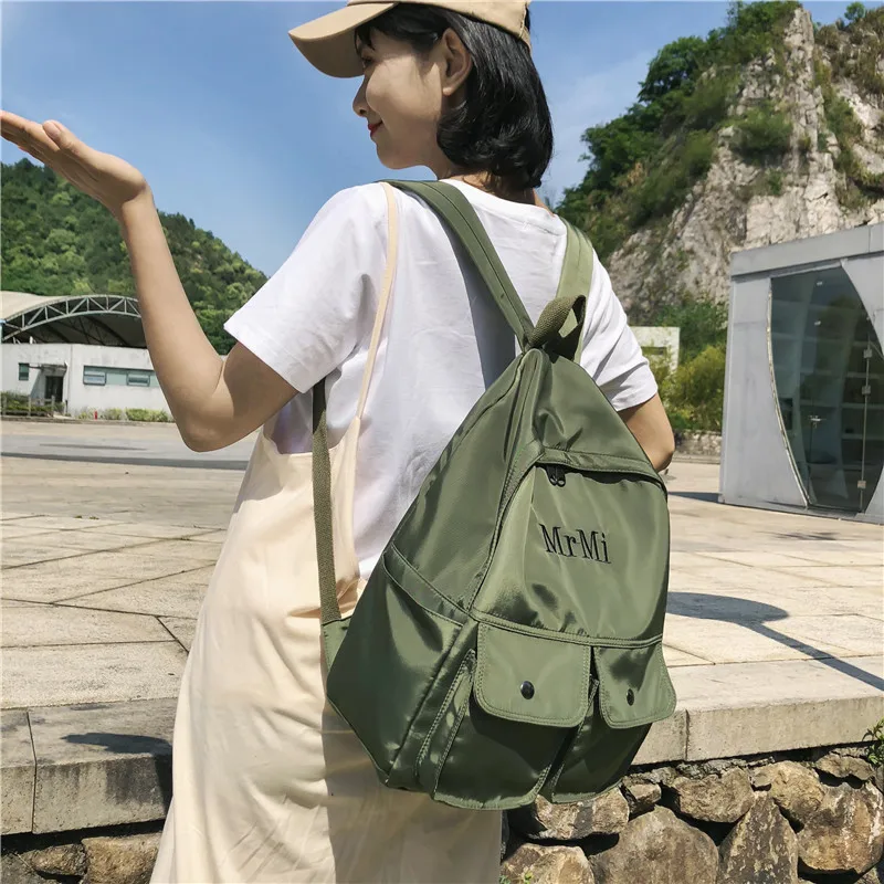 

Feeling Girl Han Edition College Student Backpack Bag Mochilas Escolares Para Adolescentes Laptop Backpack Backpack Men Plecak