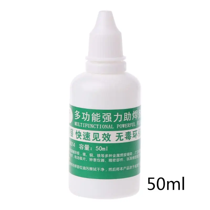 

Powerful Rosin Soldering Agent No-clean Flux Stainless Steel White Steel Plate Iron 18650 Battery Welding Water Liquid Flux