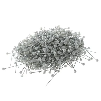 

800 Pcs White 37mm Long Needlework Corsage pins for wedding corsage