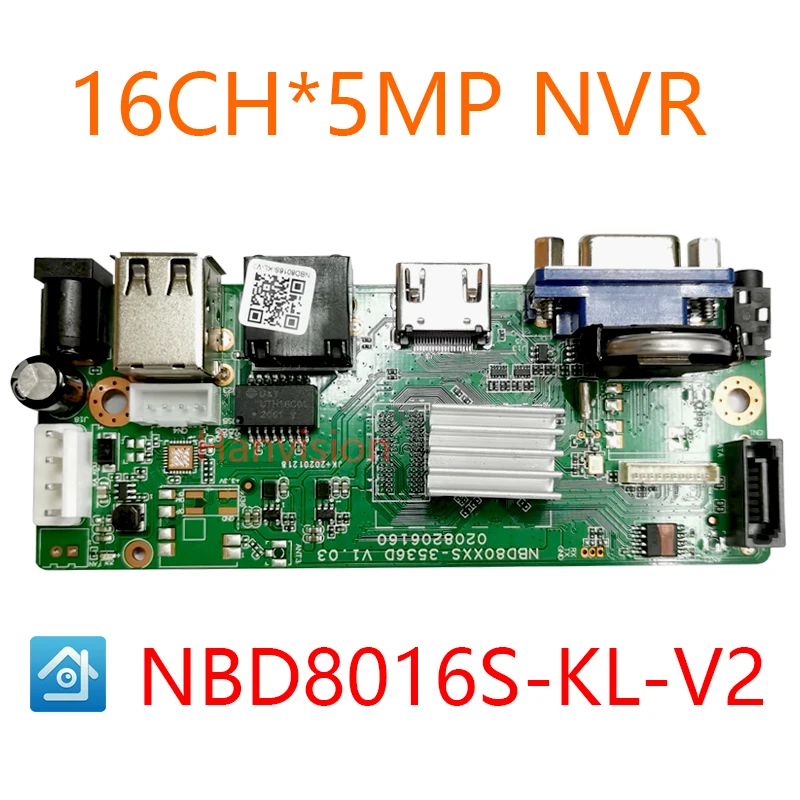 

NVR Network Digital Video Recorder 16CH*5MP H265 1 SATA Cable Max 8TB Motion Detection P2P ONVIF CMS XMEYE Mobile Security