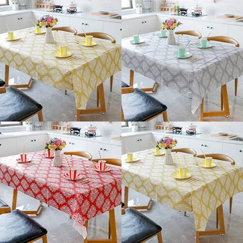 

Nordic Tablecloth Paper Waterproof Oil-Proof Rectangular Tea Table Dining Table Cushion Tablecloth Desk Net Red table cloth knit