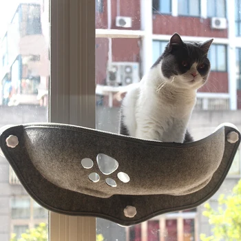 

Pet cat window shelf pet hammock bearing 20 kg cat window recliner hammock comfortable cat sled pet bed